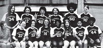 Women's Basketball, Babsonian 1975