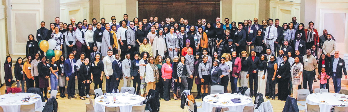 Alumni, students, and community members attended this year’s Black Affinity Network Conference that included panel discussions and awards.