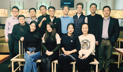 In January, alumni gathered over dinner in Beijing.