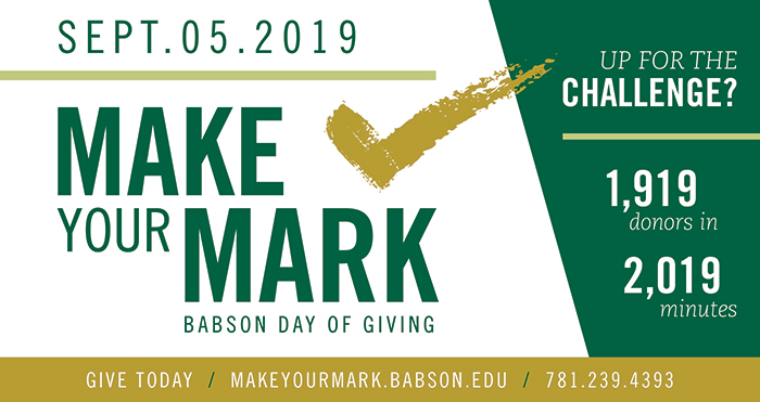 Make Your Mark for Babson