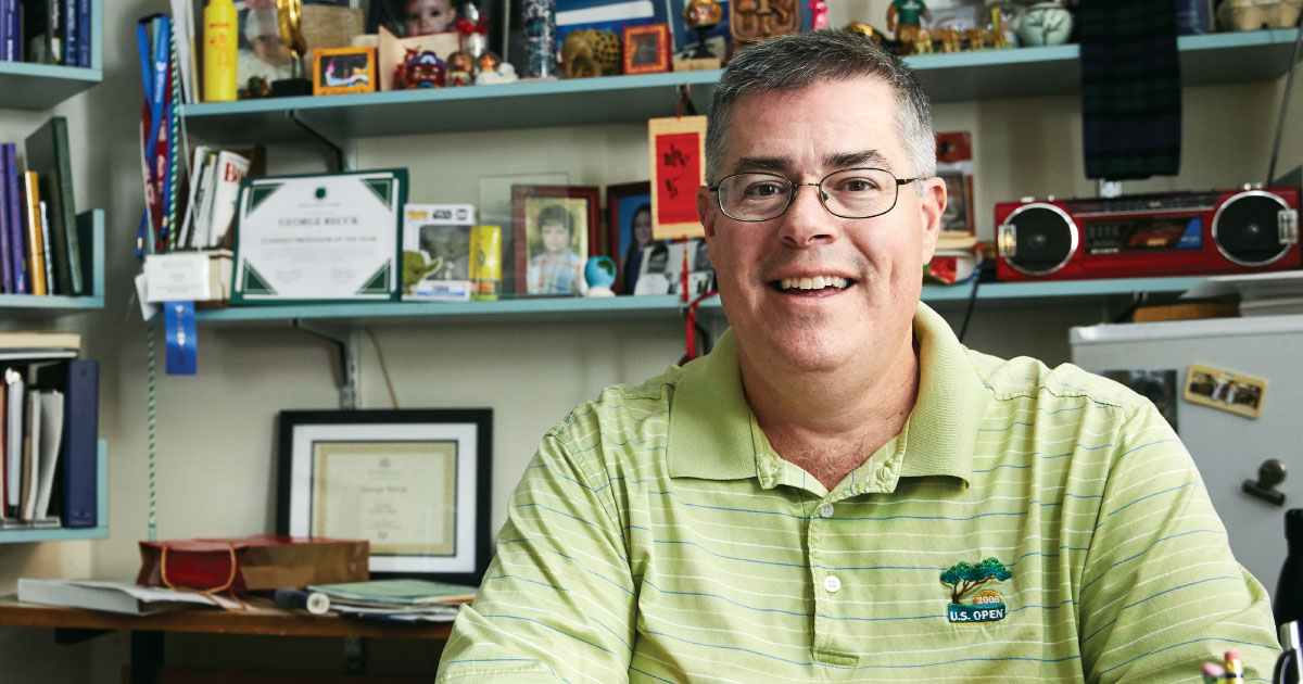 He Came to Babson in 1978. You’ll Still See Him On Campus Today