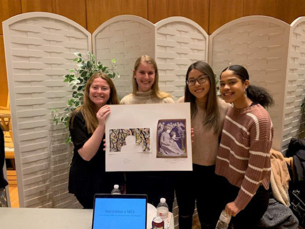 Students present on Museum of Fine Arts