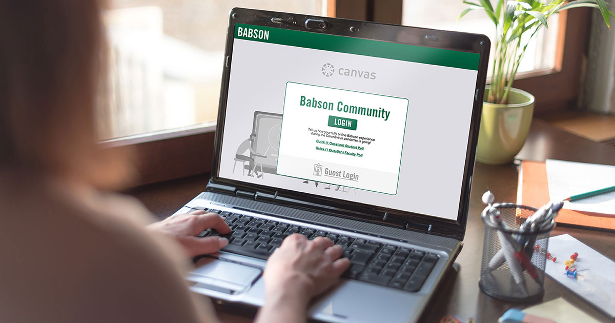 Babson faculty shift online