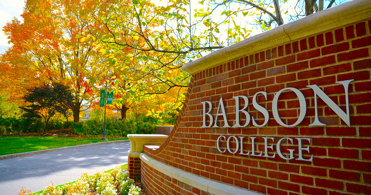 Babson College Will Be Open This Fall