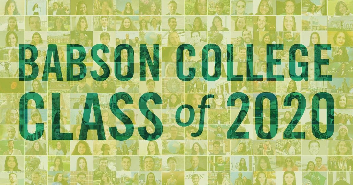 Babson College's Class of 2020