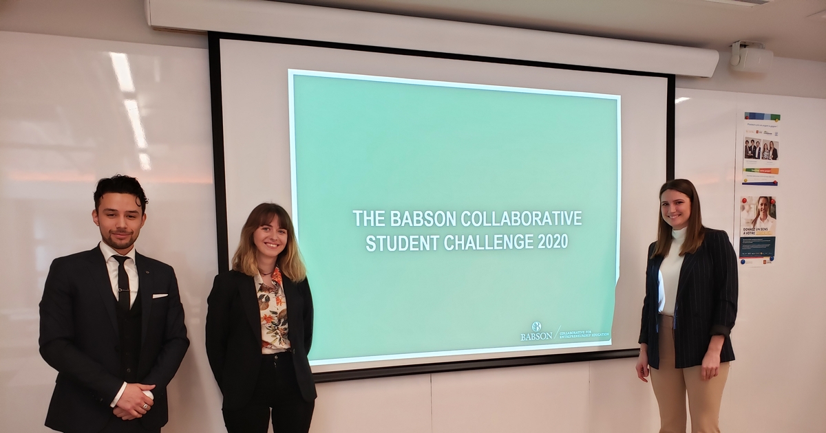 Babson Collaborative Tackles Sustainability in Global Student Challenge