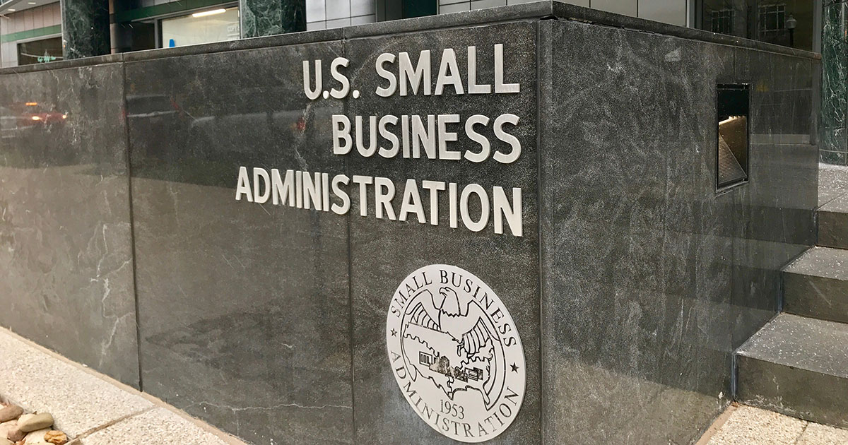 U.S. Small Business Administration sign