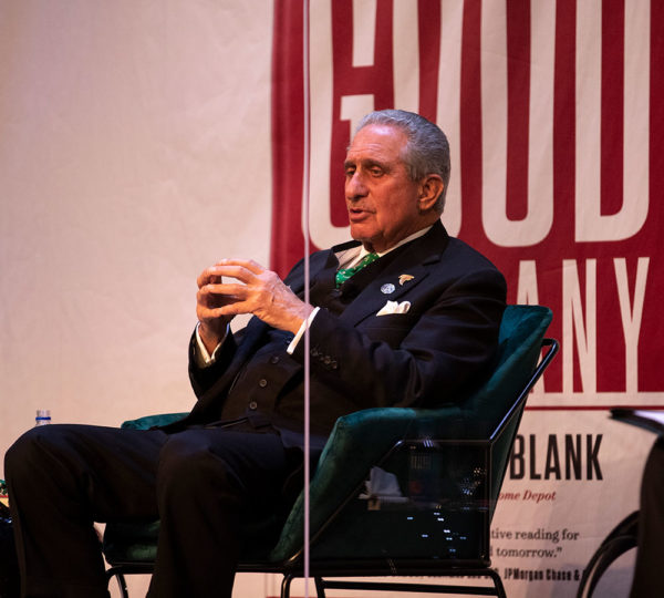 Arthur M. Blank during the October 15 fireside chat