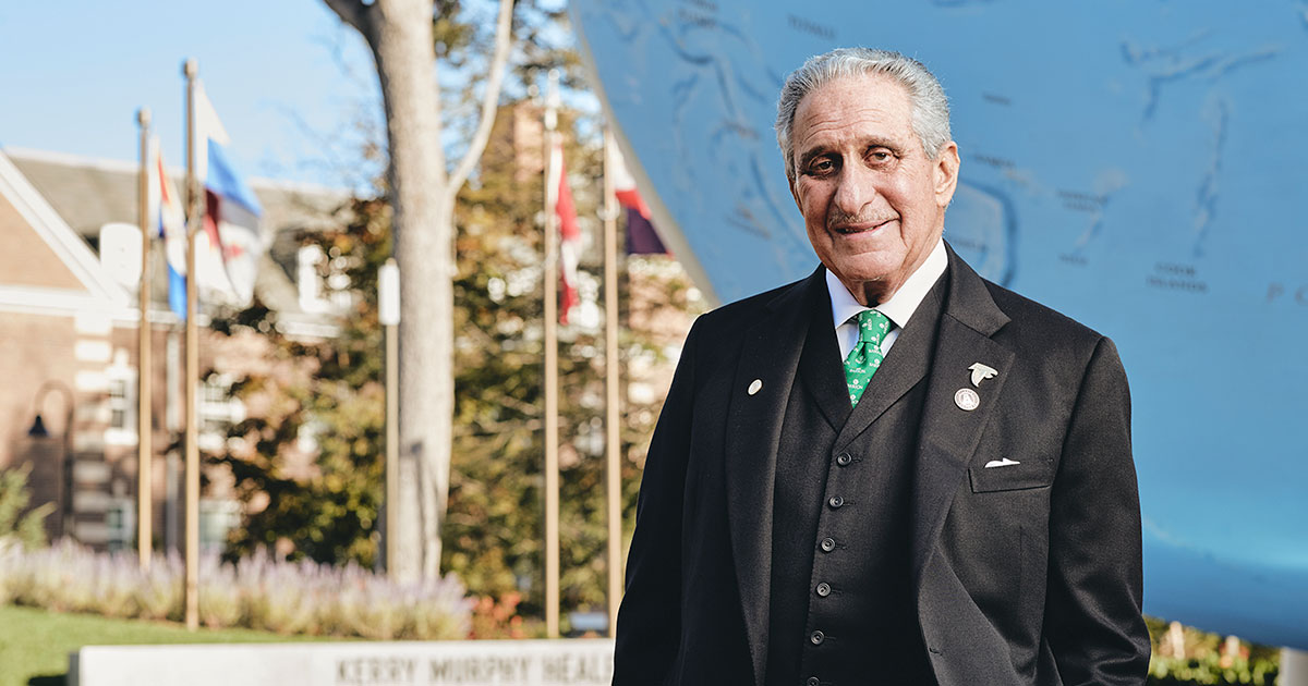 At Babson College, Arthur Blank’s Values-Based Leadership Takes Center Stage