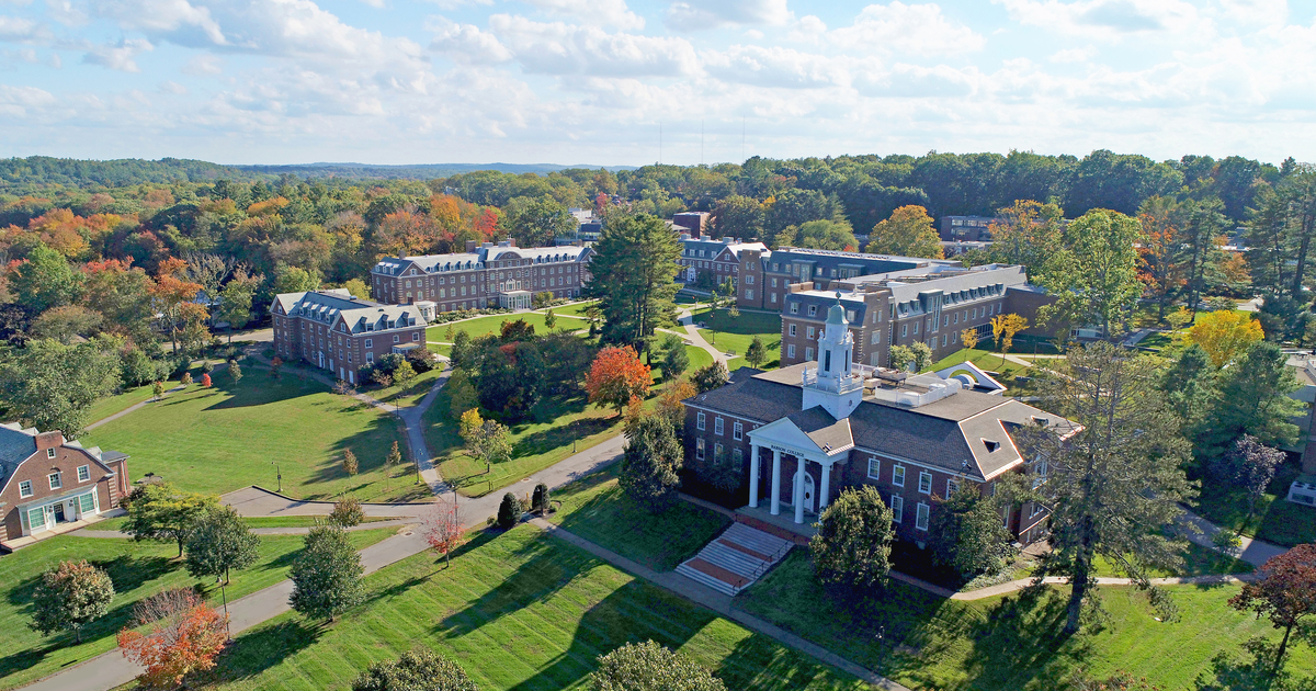 Overview of the Babson College campus