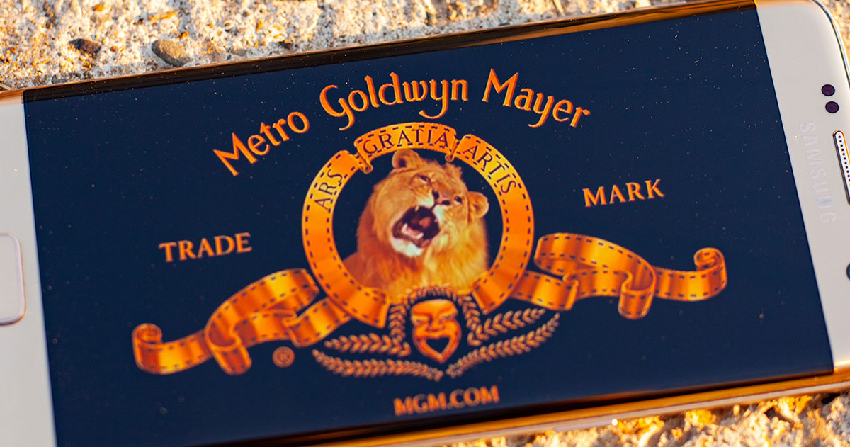 Streaming an MGM Studios film on a cell phone