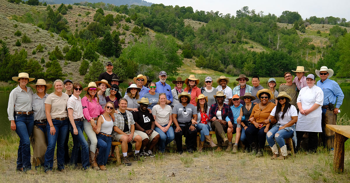 Participants in Babson's West Creek program