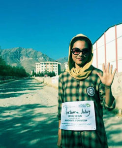 Fatema Jalaly in Afghanistan 