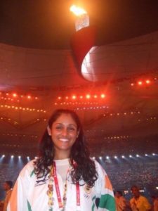 Sunitha Rao ’14 at the Olympics