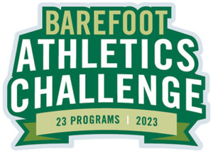 Logo of the 2023 Barefoot Athletics Challenge