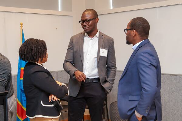 Mooito and Fohtung mingled with other Africa-based business owners during the conference.