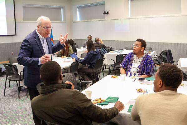 Babson President Stephen Spinelli Jr. MBA’92, PhD at the Babson Africa Conference last month.