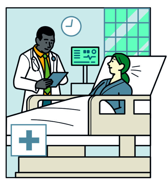 Illustration depicting research in medical research