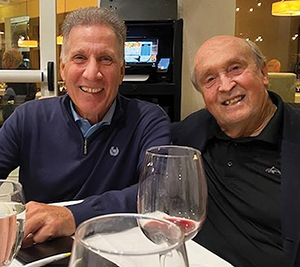 George Dunnington ’60 and Aram Hintlian ’74, MBA’75