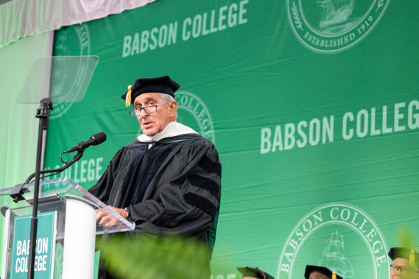 Arthur M. Blank delivers his Commencement address