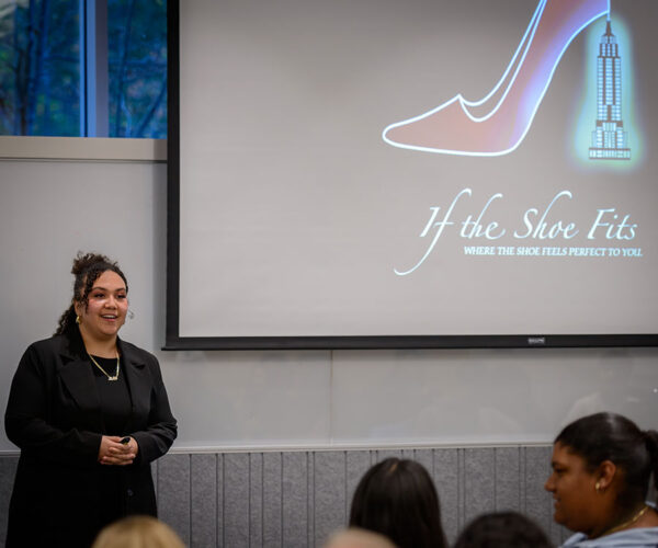 Jolie Wyatt ’26 at Rocket Pitch