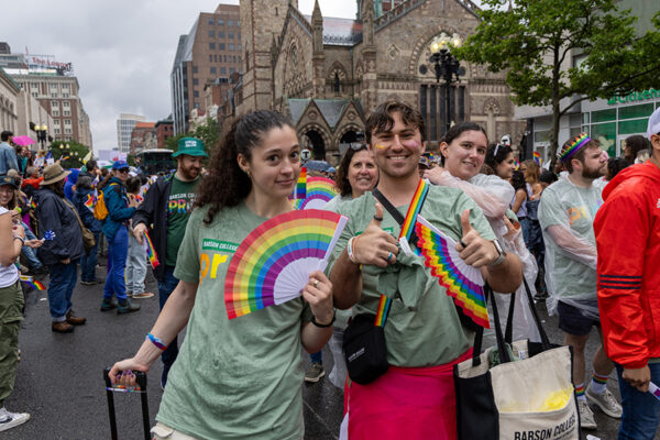 Babson at the Boston Pride Parade