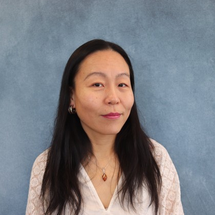 A woman who is the associate director of Babson's center for career development.