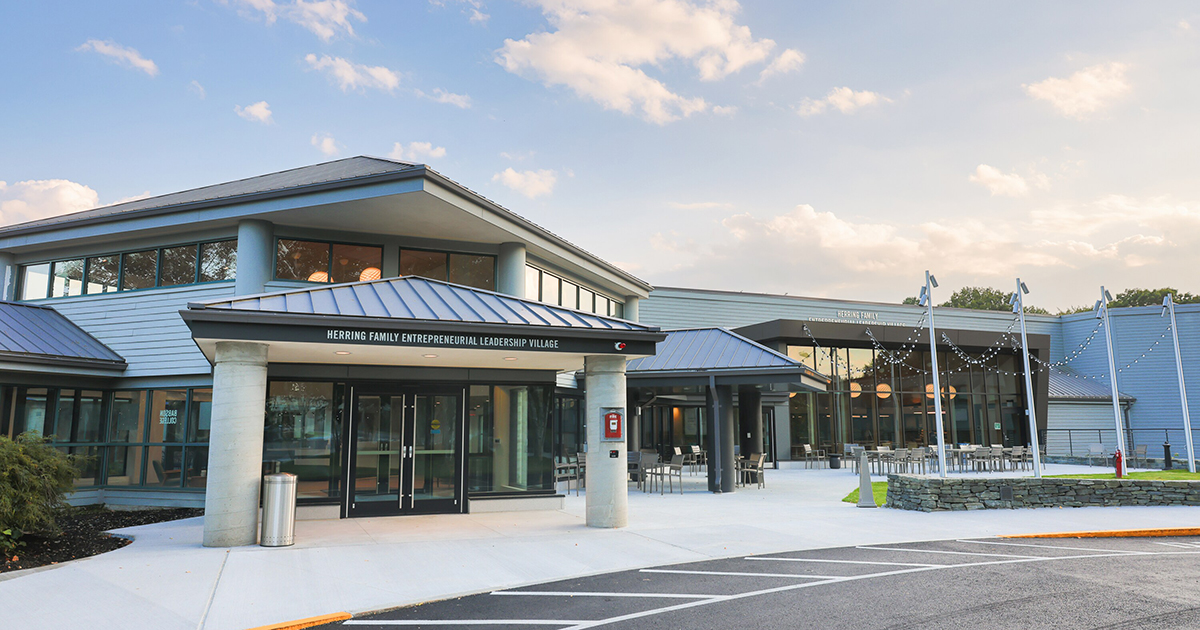 The Herring Family Entrepreneurial Leadership Village is one of many high-tech learning facilities that boosted Babson's Wall Street Journal ranking to No. 2 in the country.