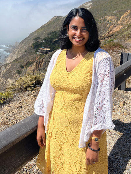 Sukanya Mukherjee poses for a portrait outdoors