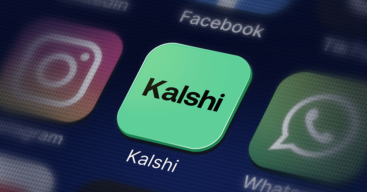 A shot of Kalshi and other apps on a phone screen