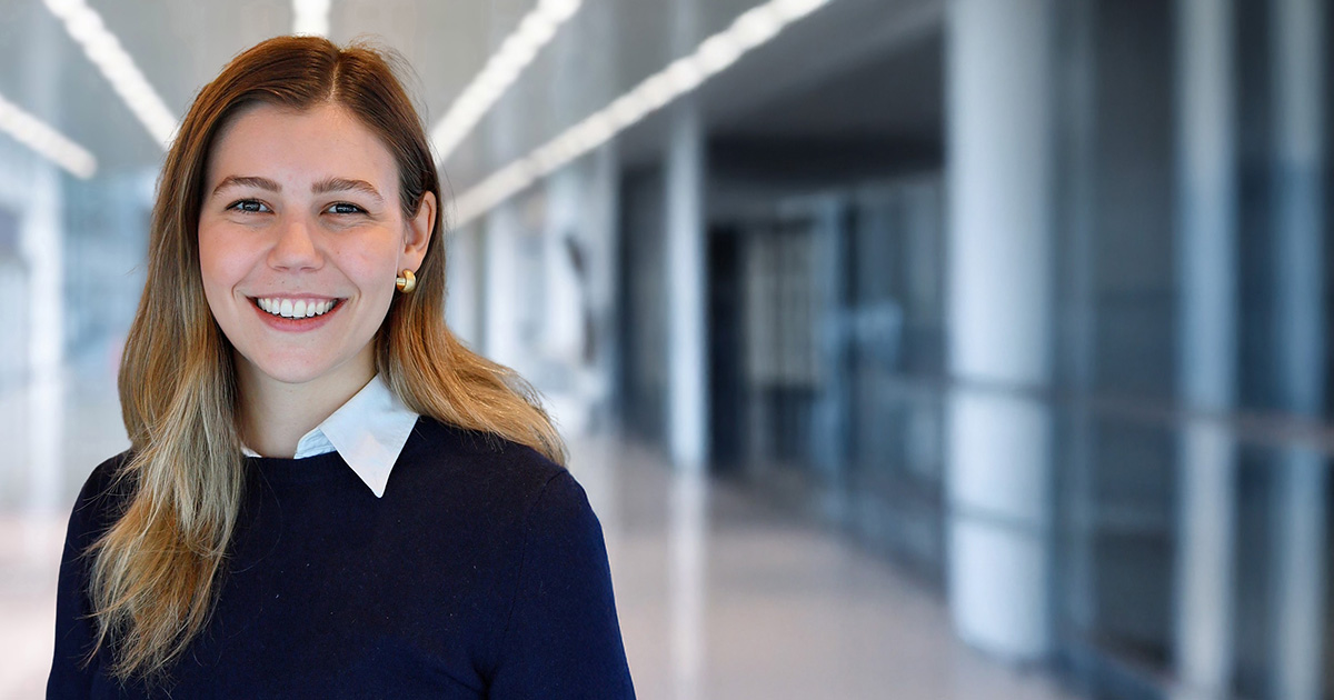 Alexandra Hadschieff Birk poses for a portrait