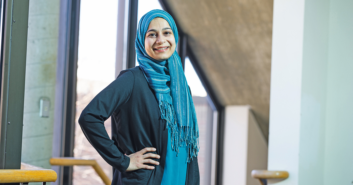 Nada Hashmi poses for a portrait