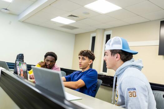 Young students in a classroom.