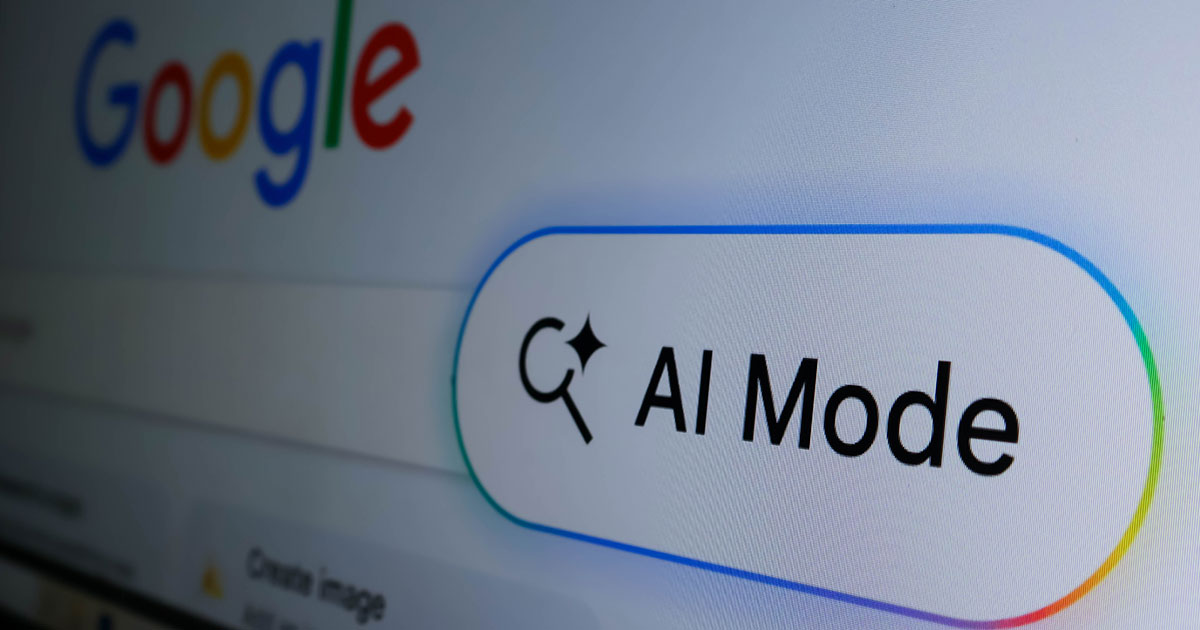 The Google search page now includes AI