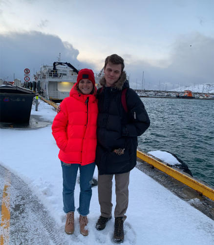 Led by Michael Goldstein, professor of finance, a group of Babson College students traveled to Bodø, Norway, a town located above the Arctic Circle.