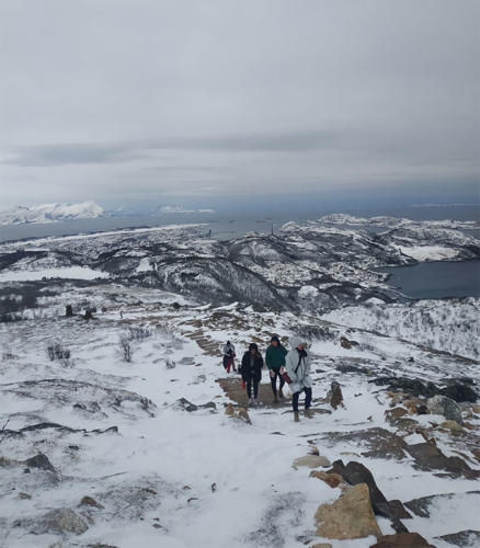 Led by Michael Goldstein, professor of finance, a group of Babson College students traveled to Bodø, Norway, a town located above the Arctic Circle.