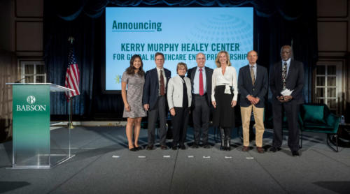 Babson announces new gift from Kletjian Foundation that will Establish Kerry Murphy Healey Center for Global Healthcare Entrepreneurship