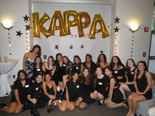 Catheine Xu '20 with "sisters from Kappa Kappa Gamma!"